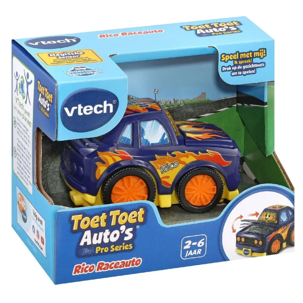 Vtech Leluauto Toet Toet Car Rico Race Car Rico Race Car