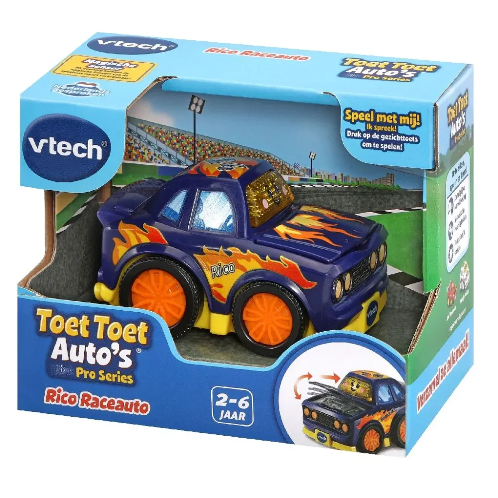 Vtech Leluauto Toet Toet Car Rico Race Car Rico Race Car