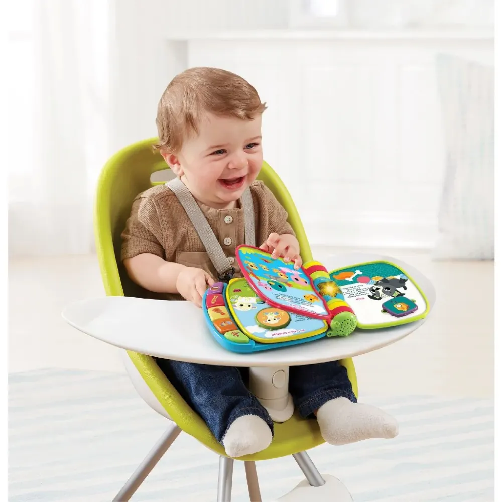 Vtech vauvakirja Eläinten ystävät Lauluja Sininen