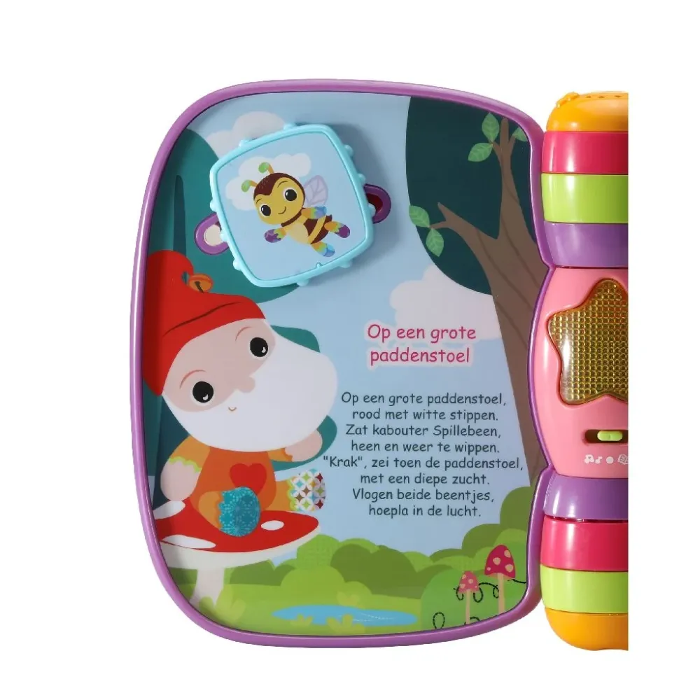 Vtech vauvakirja Eläinten ystävät lauluja vaaleanpunainen
