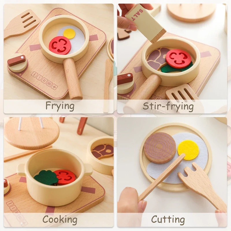 Woods™ - Minikokit liikkeellä - Puinen leikkikeittiösetti