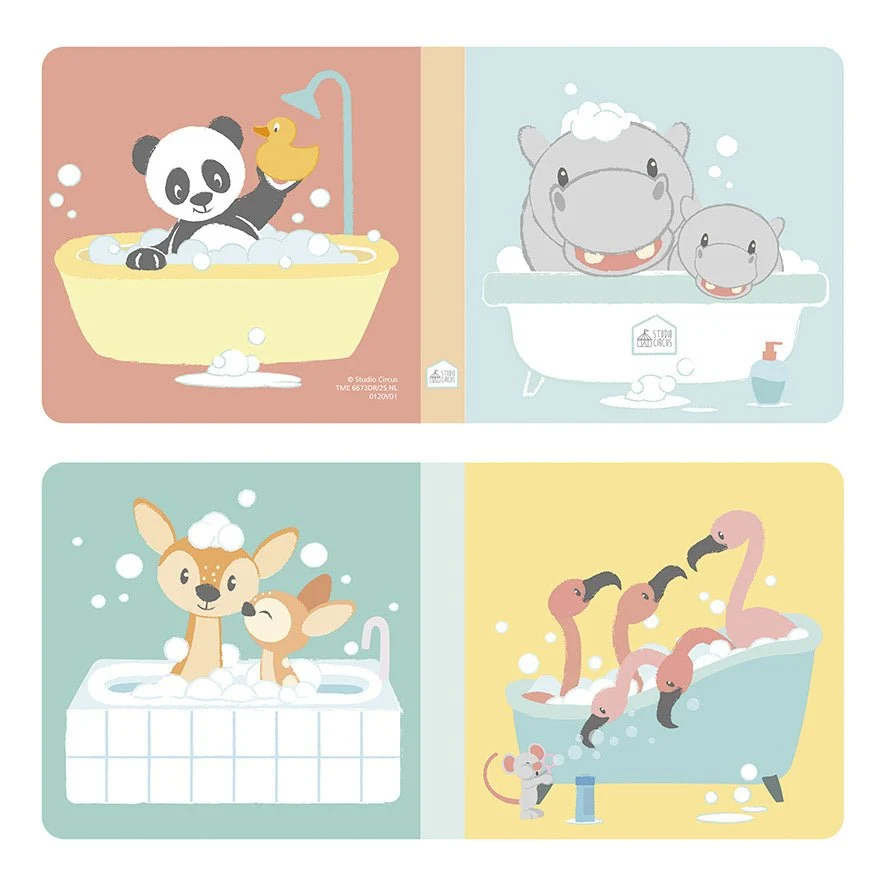 Ystävät Studio Circus Bath Book Ystävät