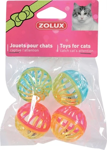 Zolux Kissanlelupallo Twist ja kello, lajitelma
