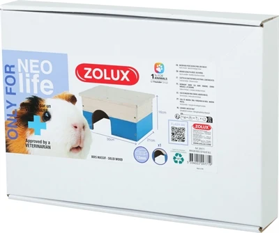 Zolux Neolife puinen talo marsu sininen
