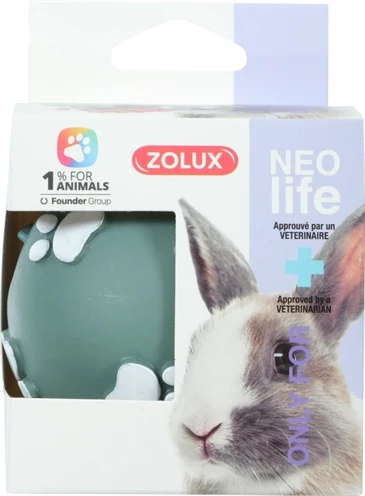 Zolux Neolife -välipalapallo, vihreä kani