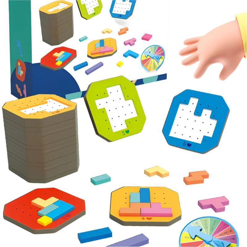 PuzzleGenius | Oppiminen ja leikkiminen samanaikaisesti - 3D Tangram rakennuspeli lapsille