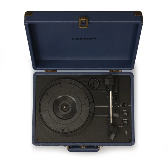 Crosley Cruiser Plus Levysoitin Kaksisuuntainen Bluetooth (Laivastonsininen)