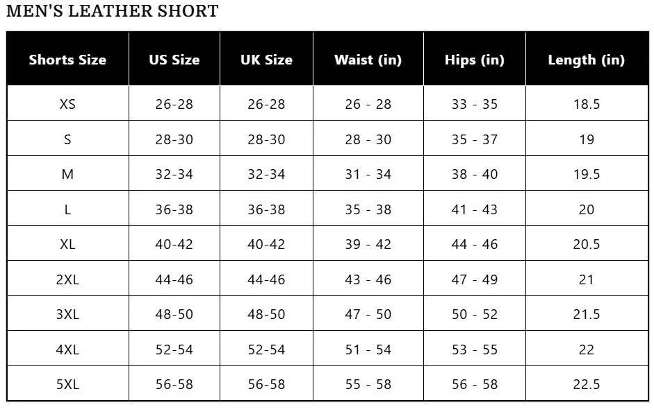 Coming--Age Plus-koon nahkashortsit Xs