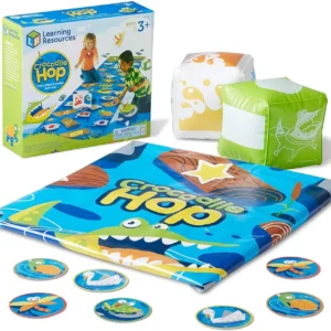 Crocodile Hop | Liikkuva oppiminen - Opettava lattiapeli lapsille