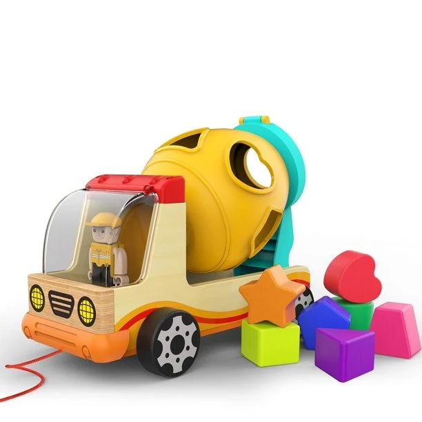 EcoToys Nopea Rakentaja | Loputon Rakennusilo - Puinen Tetris Vaihtoehto Palikka