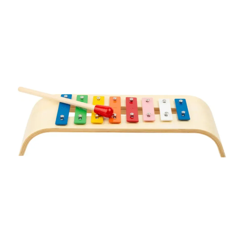 EcoToys Klankkleur | Luo iloa äänellä - Värikäs puinen ksylofoni