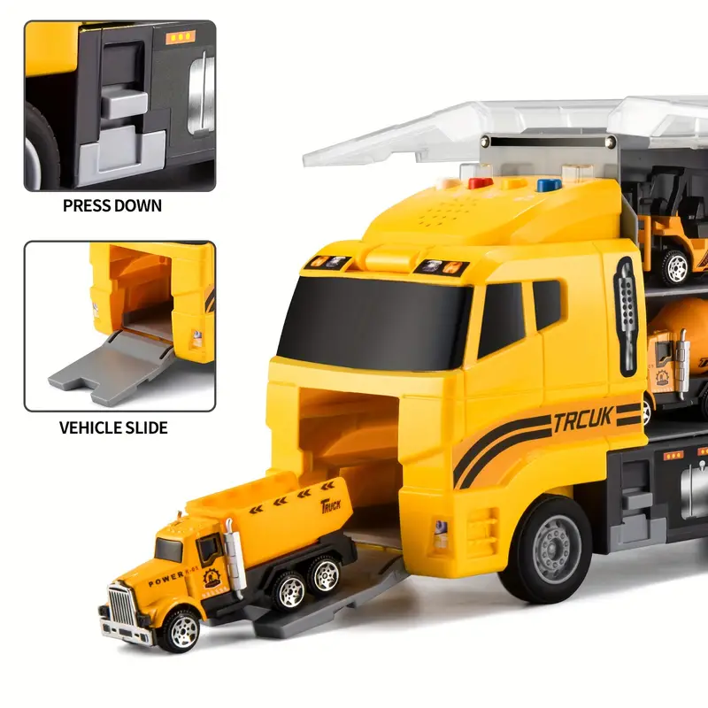 MiniMover | Luova Rakennushauska Lapsille - Lelusetti Diecast-ajoneuvoilla
