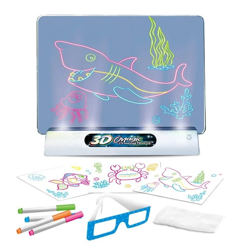 GlowArt | Luova taikuus 3D:ssä - Taianomainen LED-piirtoalusta