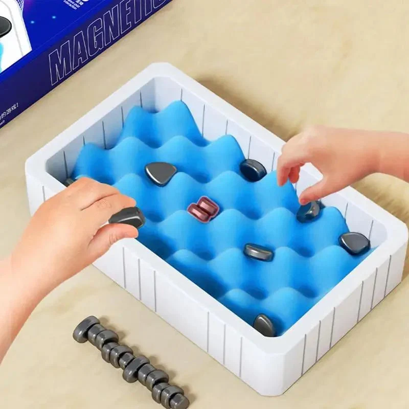 Magnetix ThinkiBoard | Magneettinen strategiapeli lapsille ja aikuisille – Kompakti ja kannettava peli strategiseen ajatte...