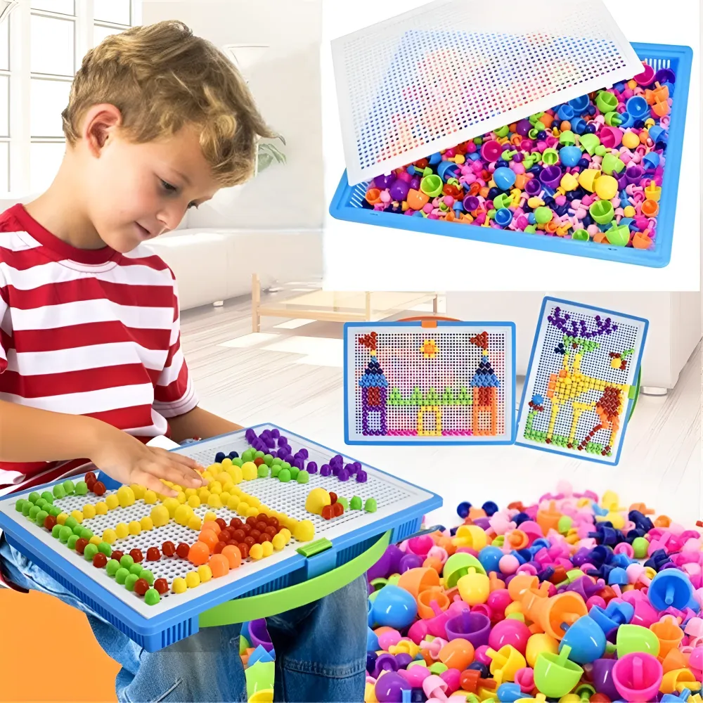 HappyDots | Montessori Sieninappi Pulmapeli Opettava - Luova Lelut