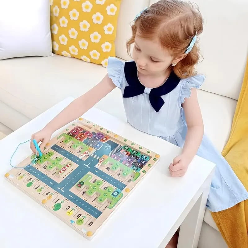 Ecotoys | Moottoristen taitojen kehittäminen - Aakkosellinen pysäköintilabyrintti