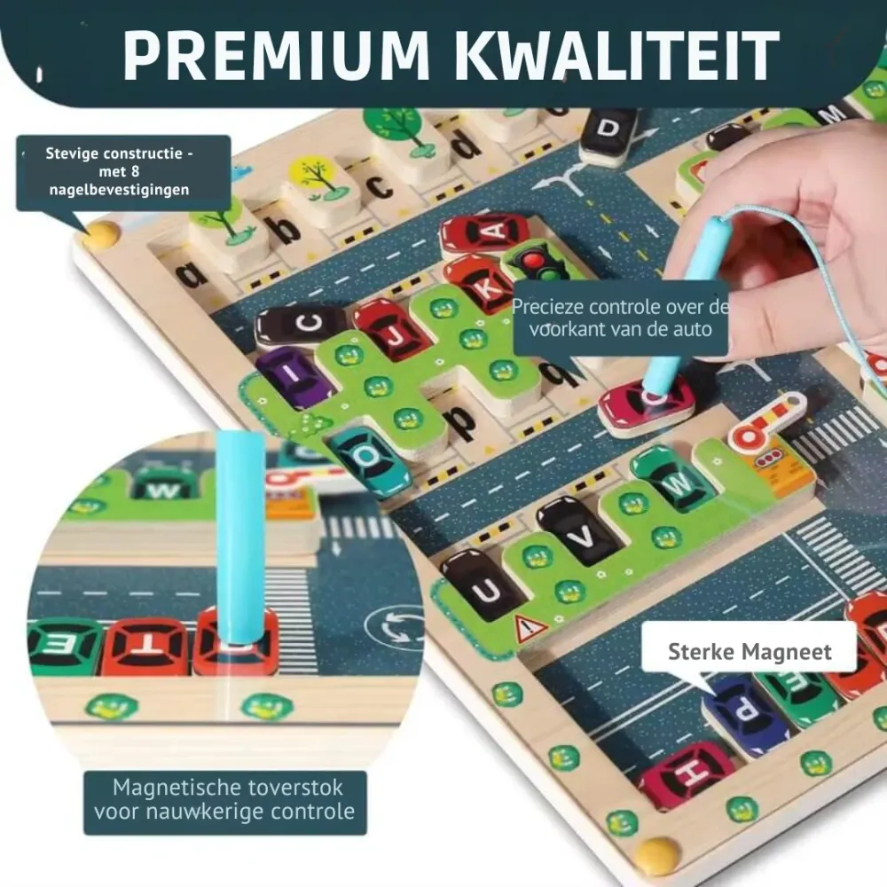 Ecotoys | Moottoristen taitojen kehittäminen - Aakkosellinen pysäköintilabyrintti