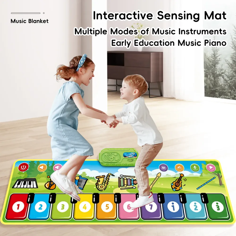 Piano Mat™ - Tanssi nuoteilla - Musiikkilelu pianomatto