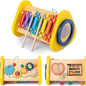 EcoToys Melodiatriangel | Musiikillinen löytö lapsille - Ksylophooni ja Rumpu yhdessä
