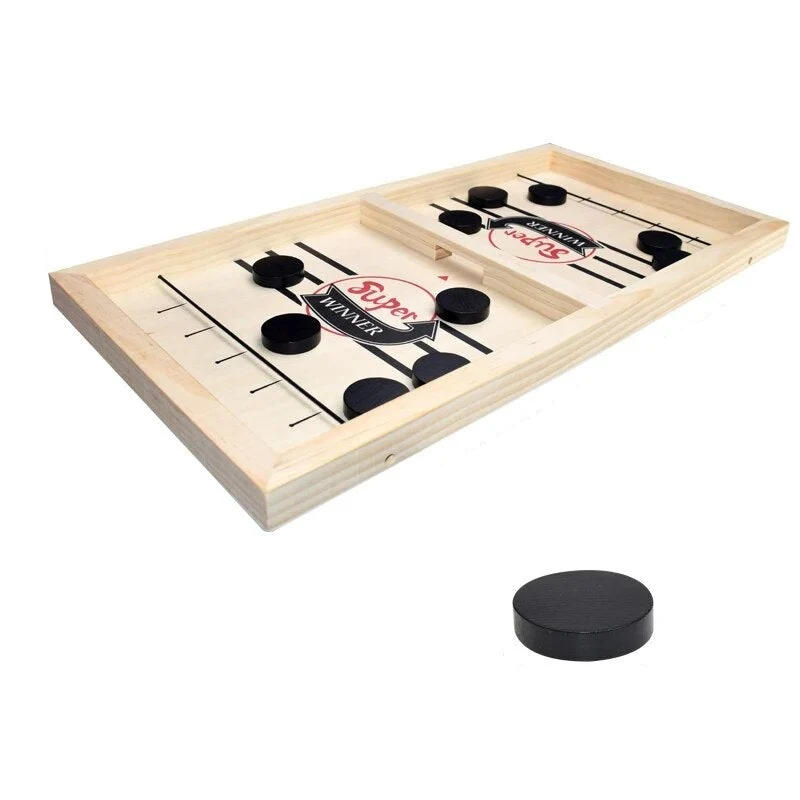 Ecotoys Sling Puck Mania | Nopeus & Jännitys - Nopea Jääkiekkoslingipeli Koko Perheelle