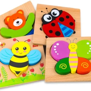 EcoToys Hauska eläinpalapeli | Opettavaista ja luovaa - 3D-palapeli lapsille