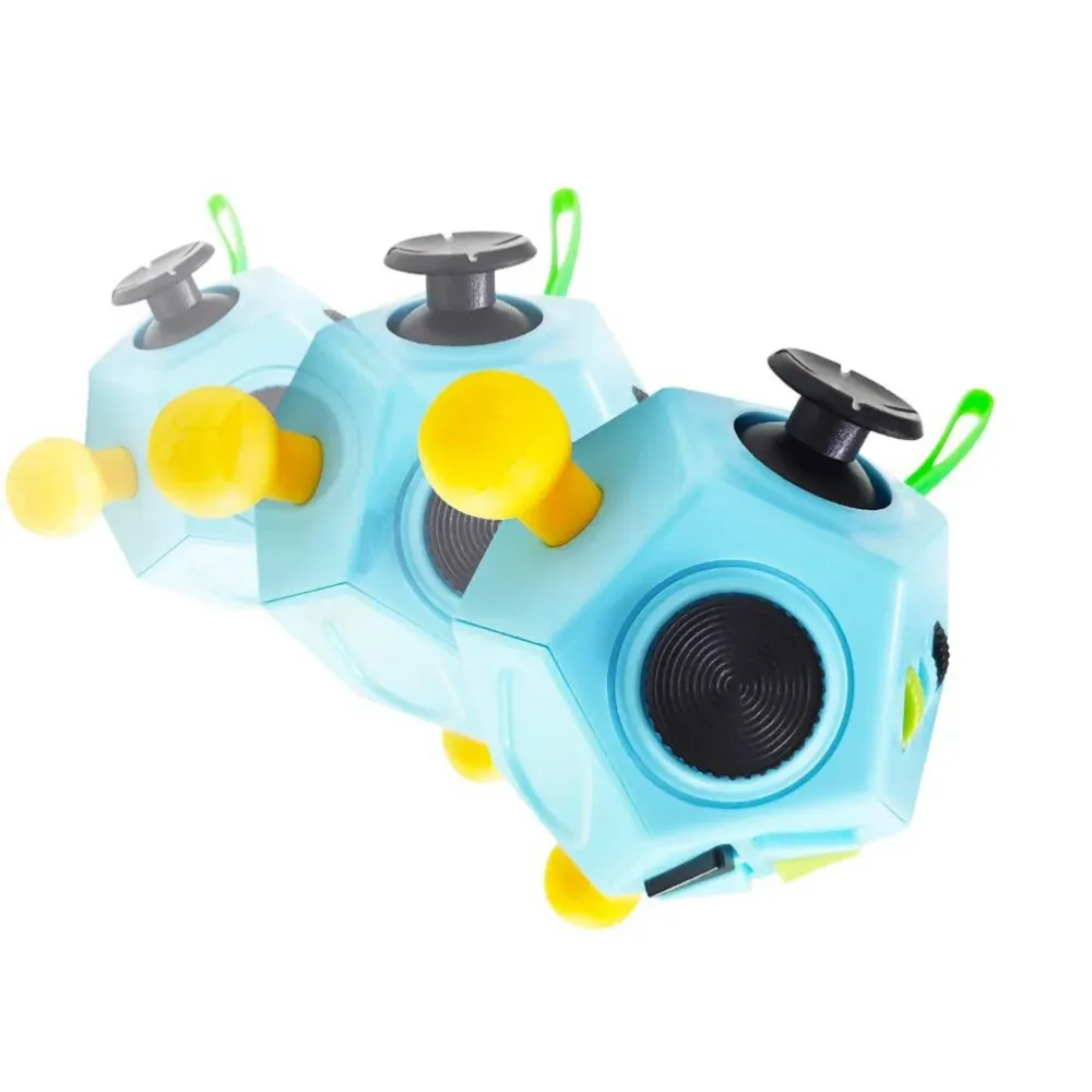 12-Sided Decompression Toy™ - Lievitä stressiä - Aistikuutio