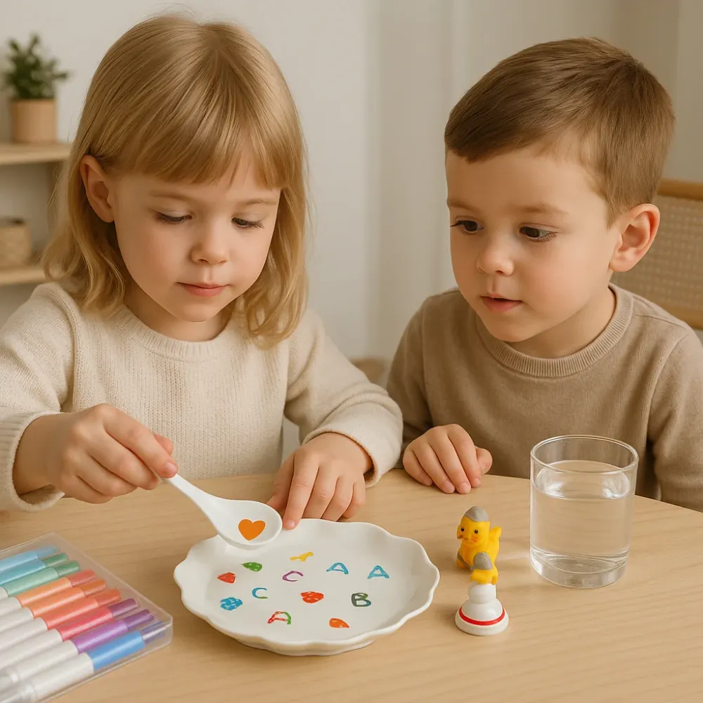 Magic Water Pen™ | Luovat taideteokset vedessä - Vesimaalaustarra-setti (+ ILMAINEN keraaminen lusikka)