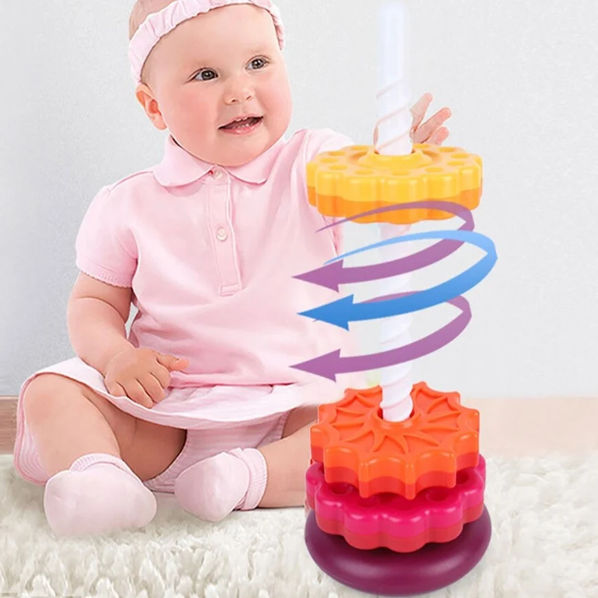 Rotating Tower™ - Värikästä pinoamista - Pinoamistorni