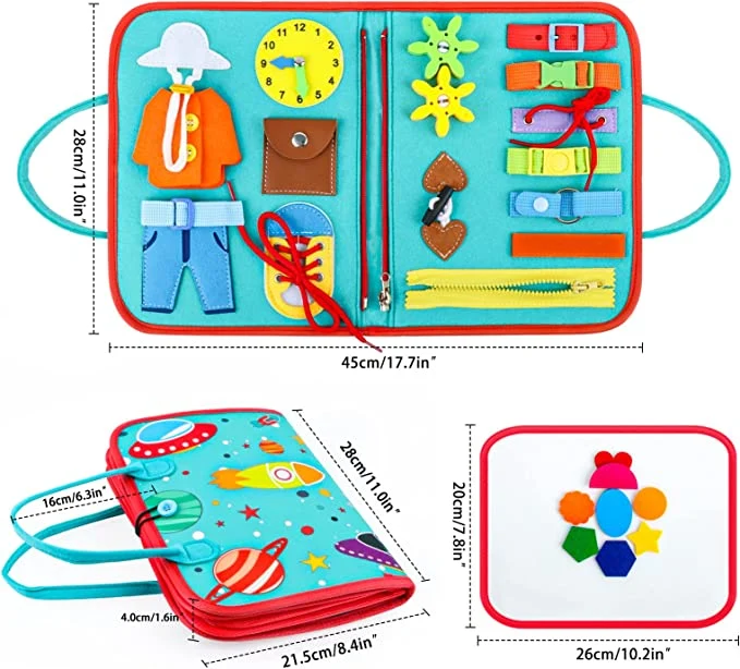 Sensory Book Board™ - Tutki ja opi - Aistikirja