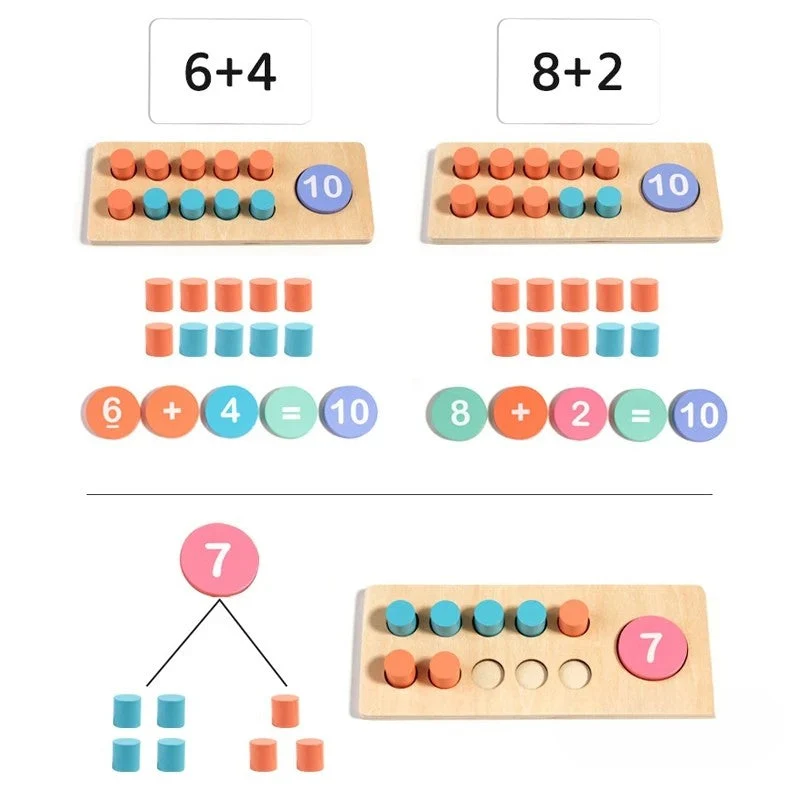 Woods™ - Tee matematiikasta helppoa - Lasten matematiikka-setti