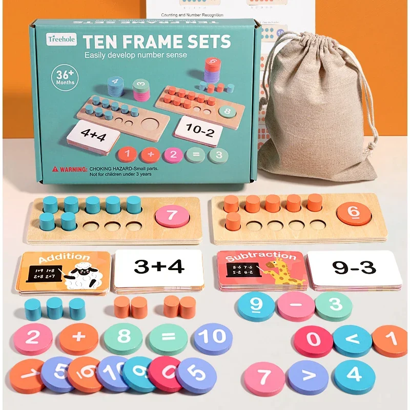 Woods™ - Tee matematiikasta helppoa - Lasten matematiikka-setti
