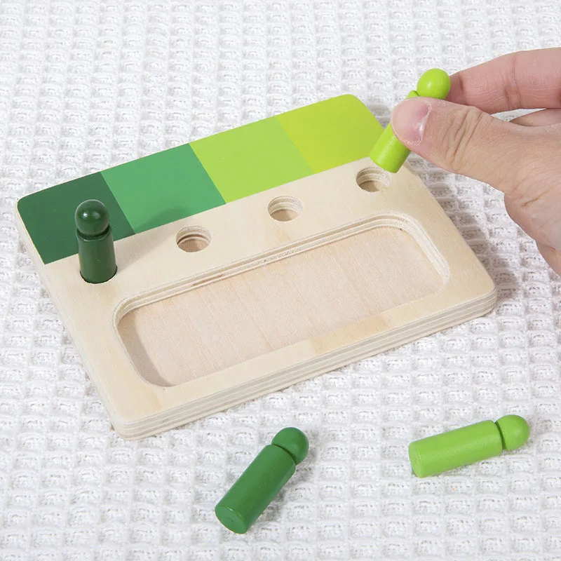 Woods™ - Värikäs Montessori - Puinen oppimistaulu