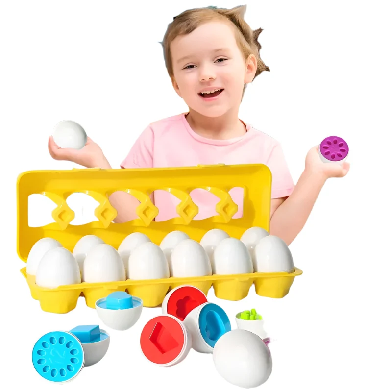 martEgg | Leren leikin kautta - Montessori-munamuotoinen lajittelu- ja palapeli