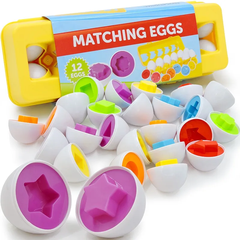 martEgg | Leren leikin kautta - Montessori-munamuotoinen lajittelu- ja palapeli