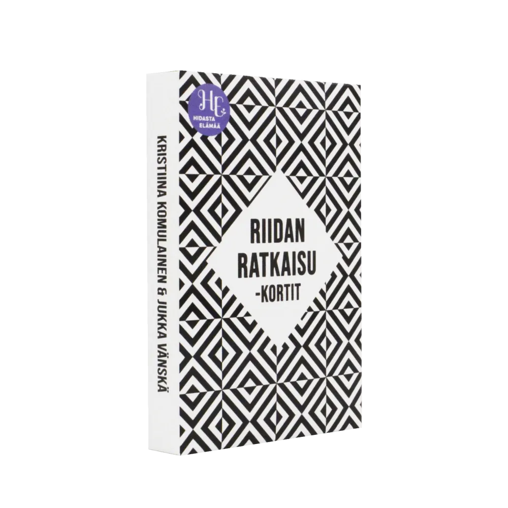 Riidan ratkaisu -kortit - Hidasta Elämää