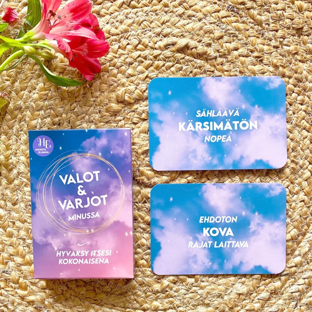 Valot & varjot minussa -kortit - Hidasta Elämää