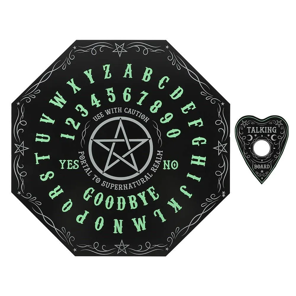 Spiritismilauta Glow Dark Octagon Spirit Board