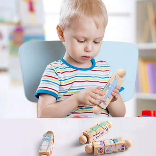 Woods™ - Pyöritä ja opi - Pyörivä lasten palapeli