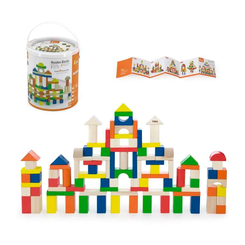 Kid'oh Rakennuspalikat ämpärissä - 100 kpl.