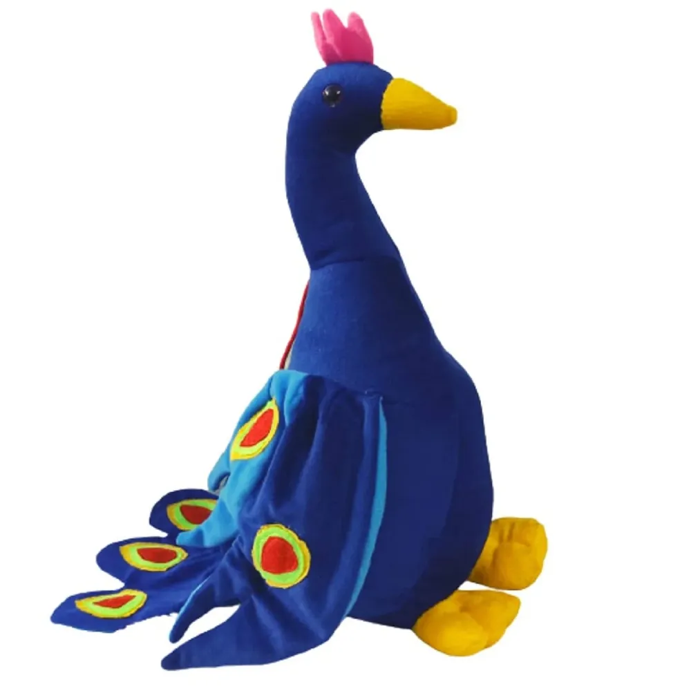 PlushParadise | Pehmeä leikkimielisyys - Söpö riikinkukkopehmo lapsille