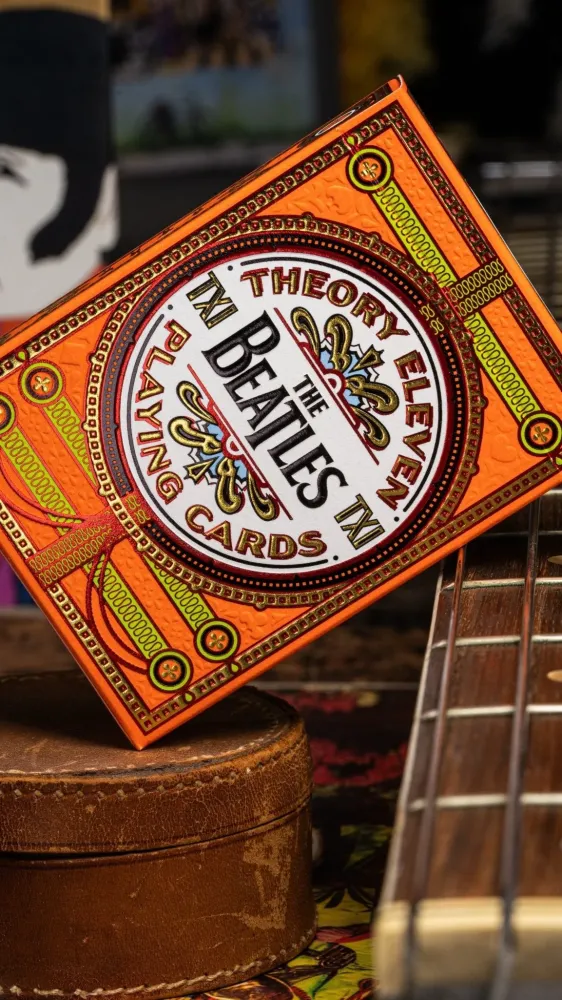 Beatles orange pelikortit - Theory11