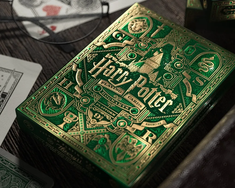Harry Potter Green Slytherin pelikortit - Theory11