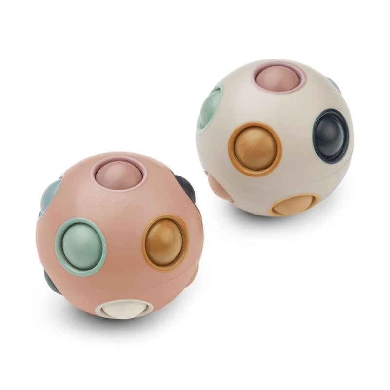 Liewood Solene Fidget Palapeli-pallo - 2 kpl - Pale Tuscany Moni Mix