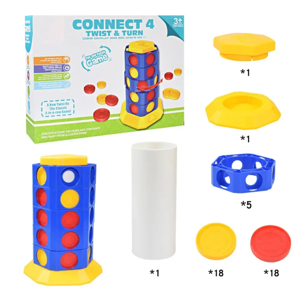 3D Connect 4™ - 3D Twistillä - Koko perheen strategiapeli