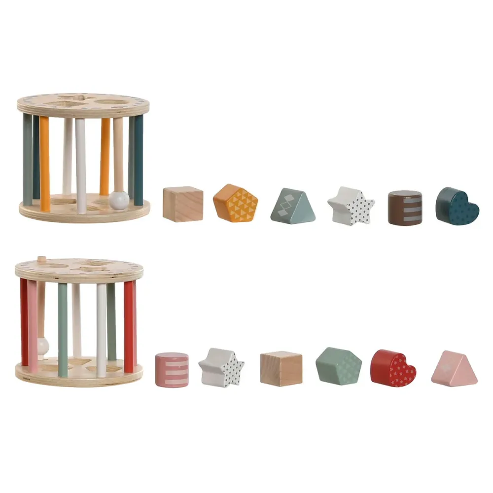 Opettavainen peli Home ESPRIT 13 x 13 x 11 cm (2 osaa)