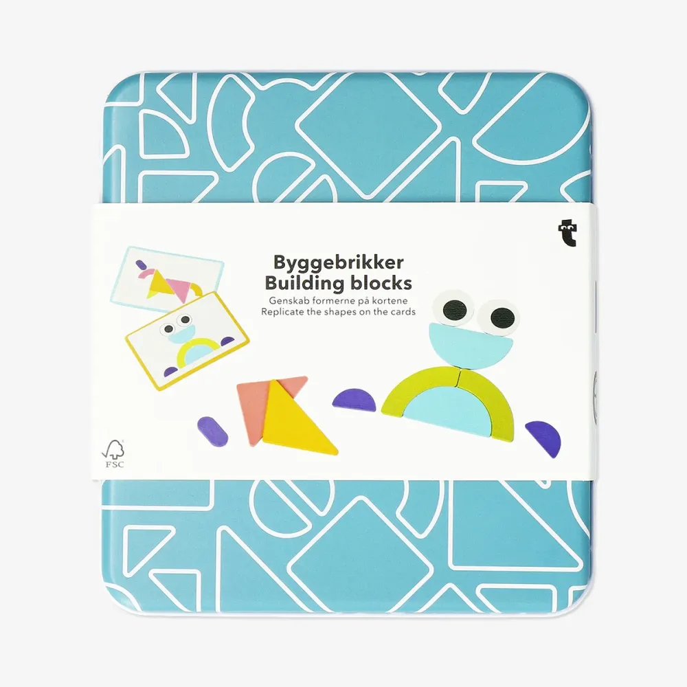 Rakennuspalikat ja kuvakortit
