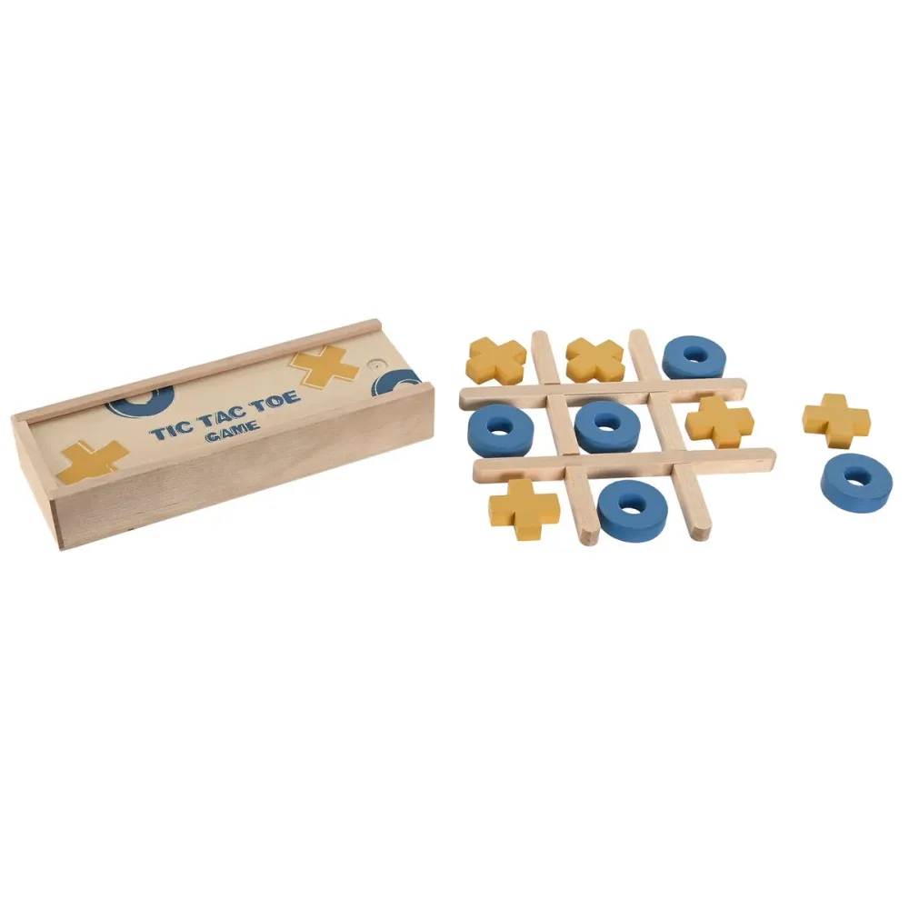 Ristinolla-peli Home ESPRIT Tic Tac Toe 18 x 6 x 3 cm