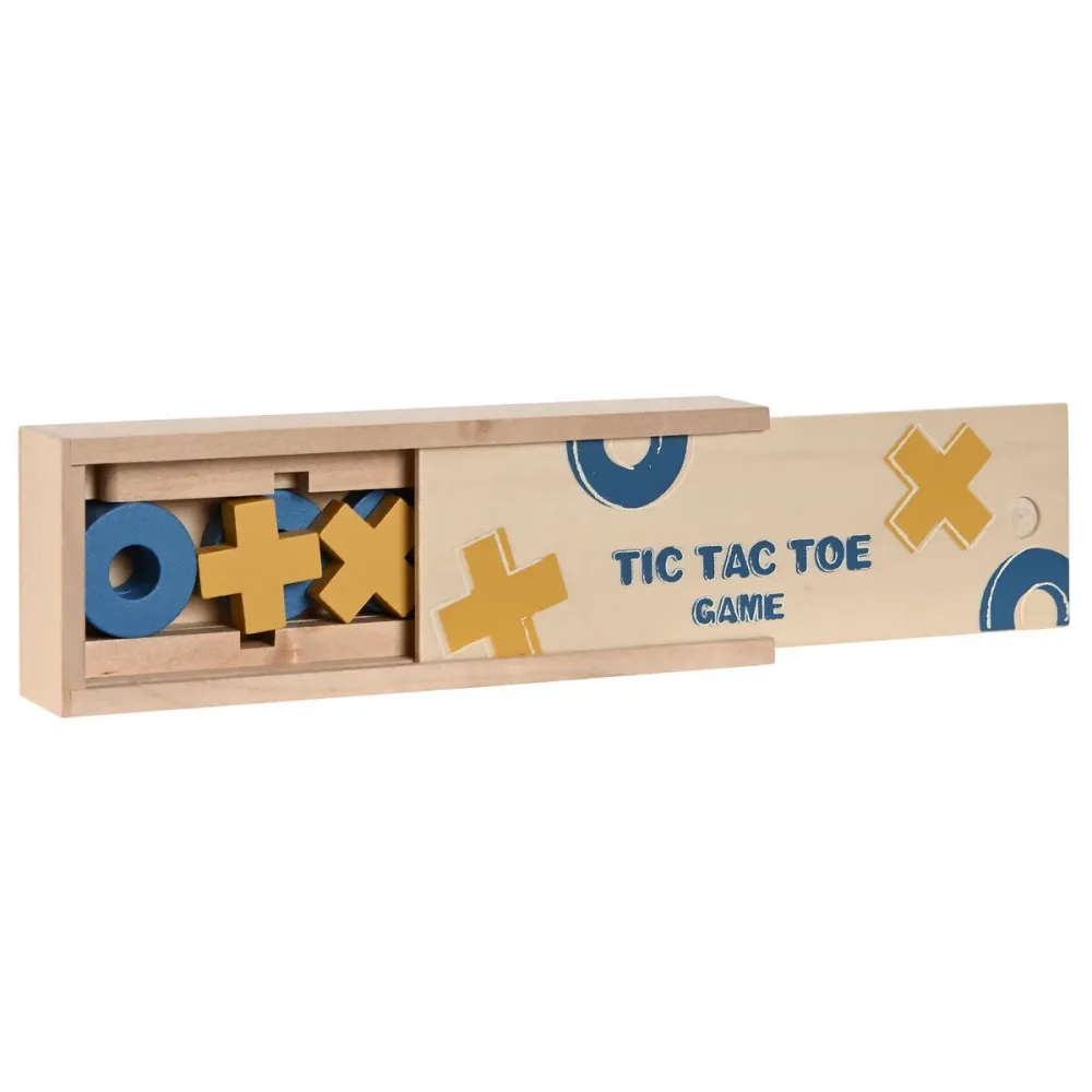 Ristinolla-peli Home ESPRIT Tic Tac Toe 18 x 6 x 3 cm