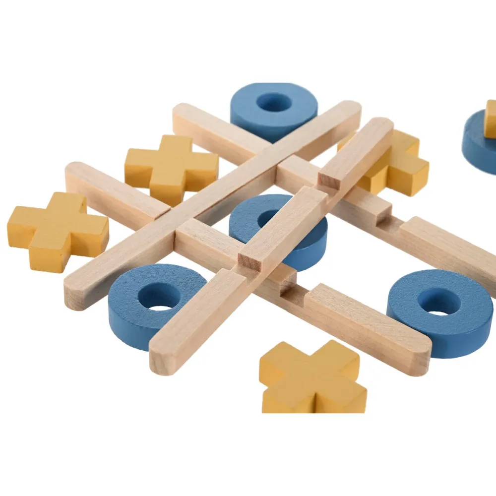 Ristinolla-peli Home ESPRIT Tic Tac Toe 18 x 6 x 3 cm