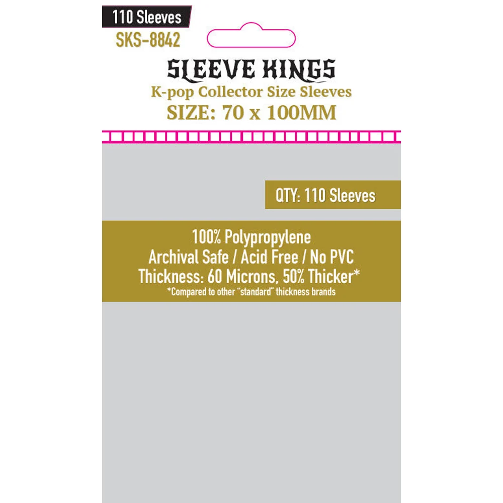 Sleeve Kings KPop Collector Size (70x100mm)
